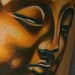 Tattoos - Buddha color portrait tattoo - 49732
